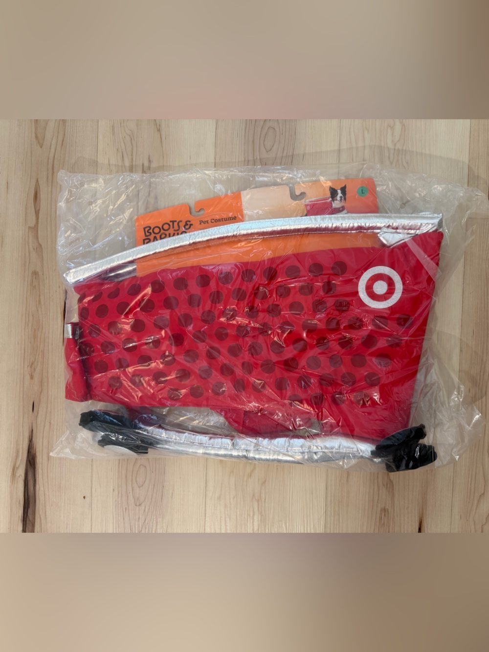 NWT Target basket Dog Costume size L